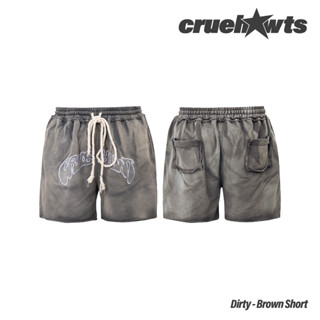 Quần short Wash Cruehawts/ Nỉ Cua 400gsm