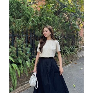 [HÀNG L1] Áo thun chất  thun LOGO THÊU CHÓ basic