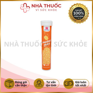 ✅ Viên C sủi Naphar-Multi Nam Hà vị cam - Tăng sức đề kháng cho cơ thể