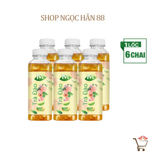 Lốc 6 chai trà TVT 450ml, nước uống giải khát đủ vị