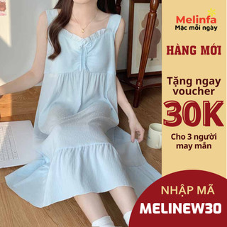  Váy đầm ngủ dáng dài, cộc tay mặc nhà hàng ngày, chất liệu cotton mềm mại thoáng mát mã VAV0510