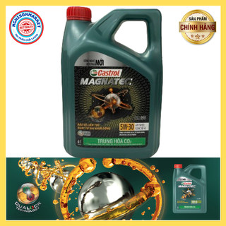 Dầu nhớt động cơ castrol 5w30 10w40 15w40 chính hãng can 4 lít