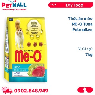Thức ăn mèo me-o tuna 7kg petmall