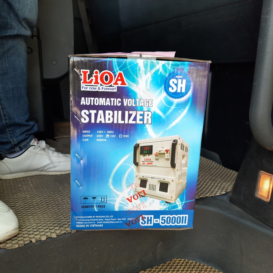 Ổn áp LiOA 5KVA 1 pha - LiOA Nhật Linh 5KVA 5KW 5KG 5000VA 5000W 5 ký dây đồng thế hệ mới