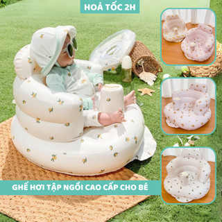 [8 MẪU] Ghế hơi tập ngồi cho bé cao cấp bơm hơi dễ dàng 9BABY