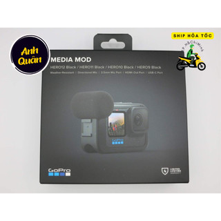 Phụ kiện media mod cho gopro 12, 10, 11 chính hãng