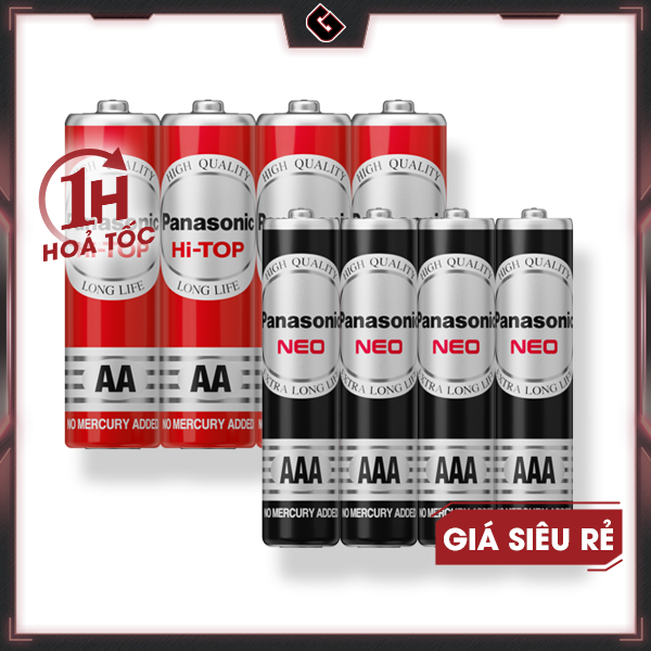 Pin Panasonic AA / AAA (R6DT/4S - R03NT/2S) - Hàng Chính Hãng