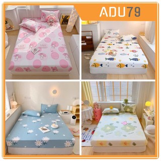 [ FREESHIP ❤️] Bộ Ga Giường Và Vỏ Gối Cotton Korea ADU79 Bedding Đủ Kích Thước Trải Nệm 1m4, 1m6, 1m8 Chưa Gồm Chăn0