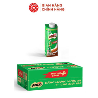 Thùng 24 Hộp Sữa Lúa Mạch Nestlé Milo Nắp Vặn (Hộp 210ml)