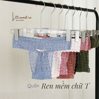 Quần lót ren mềm chữ T sexy LTTCAMSTORE quần lọt khe ren gợi cảm hàng thiết kế Việt Nam Freesize 2024