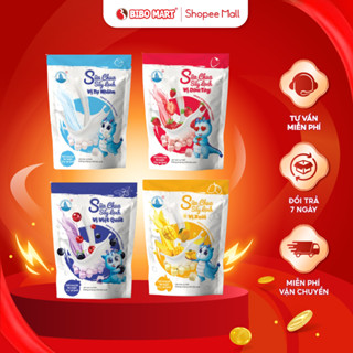 Sữa Chua Sấy Lạnh Hạ Long Sữa Chua Chân Châu Hạ Long Vị Dâu Tây Xoài Việt Quất Tự Nhiên Túi 16g - Bibomart