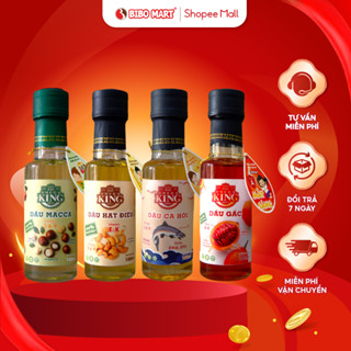 Dầu Ăn Dặm King Kiddy Omega 3 6 9 Dầu Cá Hồi Dầu Gấc Hạt Điều Macca Bổ Sung Dinh Dưỡng Dầu Ăn Dặm Cho Bé - Bibomart