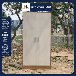 Tủ quần áo 2 cánh MDF Minh Long, đa năng tiện lợi, kích thước D60 R40 C120