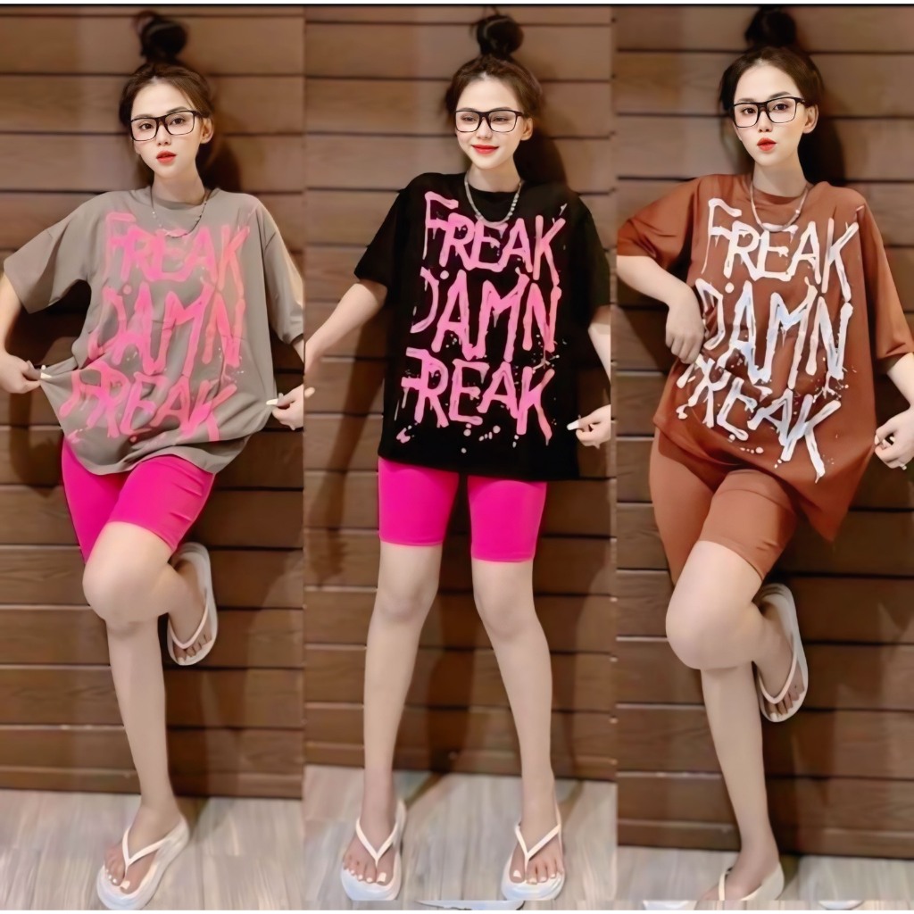 SET ĐỒ BỘ MIX ÁO FORM RỘNG QUẦN LỬNG ÔM DÀNHCHO MỌI HOẠT ĐỘNG-FDF