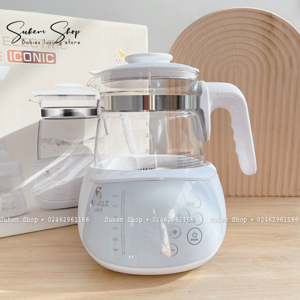 Bình đun nước đa chức năng Moaz BeBe [Sukem Store]