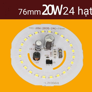 Chíp led tròn 220V liền driver có rãnh