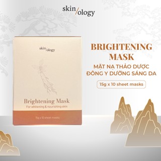 Mặt nạ đông y làm mịn sáng da mờ thâm mụn skinology - brightening skin mask