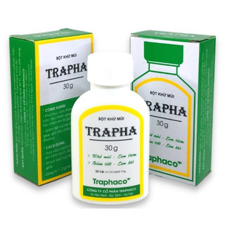 Bột Khử Mùi TRAPHA Khử Mùi Hôi Chân, Khử Mùi Hôi Nách Traphaco Lọ 30g - Chính Hãng