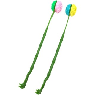 Cây đấm lưng và gãi lưng 2in1 dài 41cm hiệu quả chất liệu nhựa giả đá , đầu gai tròn mềm dẻo, tiện lợi vừa tay cầm