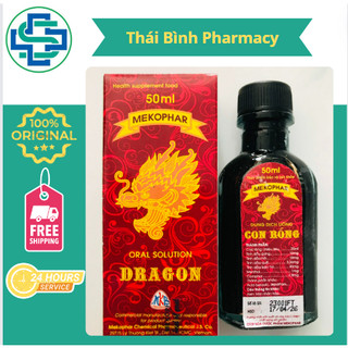 Dung Dịch Uống Con Rồng Mekophar Chai 50ml - Hổ Trợ Đường Ruột, Ăn Không Tiêu, Chướng Bụng