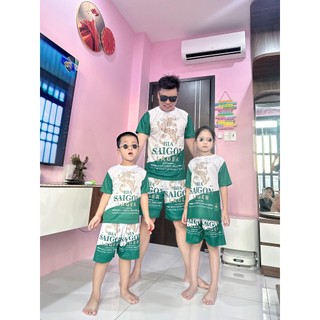 Bộ Quần Áo Thể Thao Nam Nhiều Màu Thời Trang Thiết Kế Thun Lạnh Cao Cấp BIA SAIGON XANH CHP