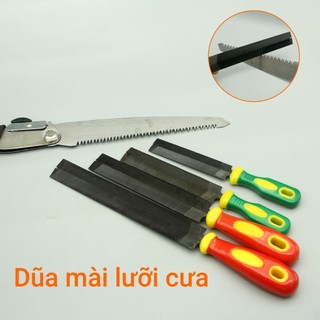 Dũa mài lưỡi cưa cầm tay - dụng cụ mài cưa gỗ 4, 5, 6, 8 inch