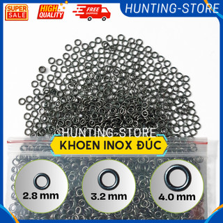 50 khoen inox đúc, phụ kiện làm giò bẫy gà rừng
