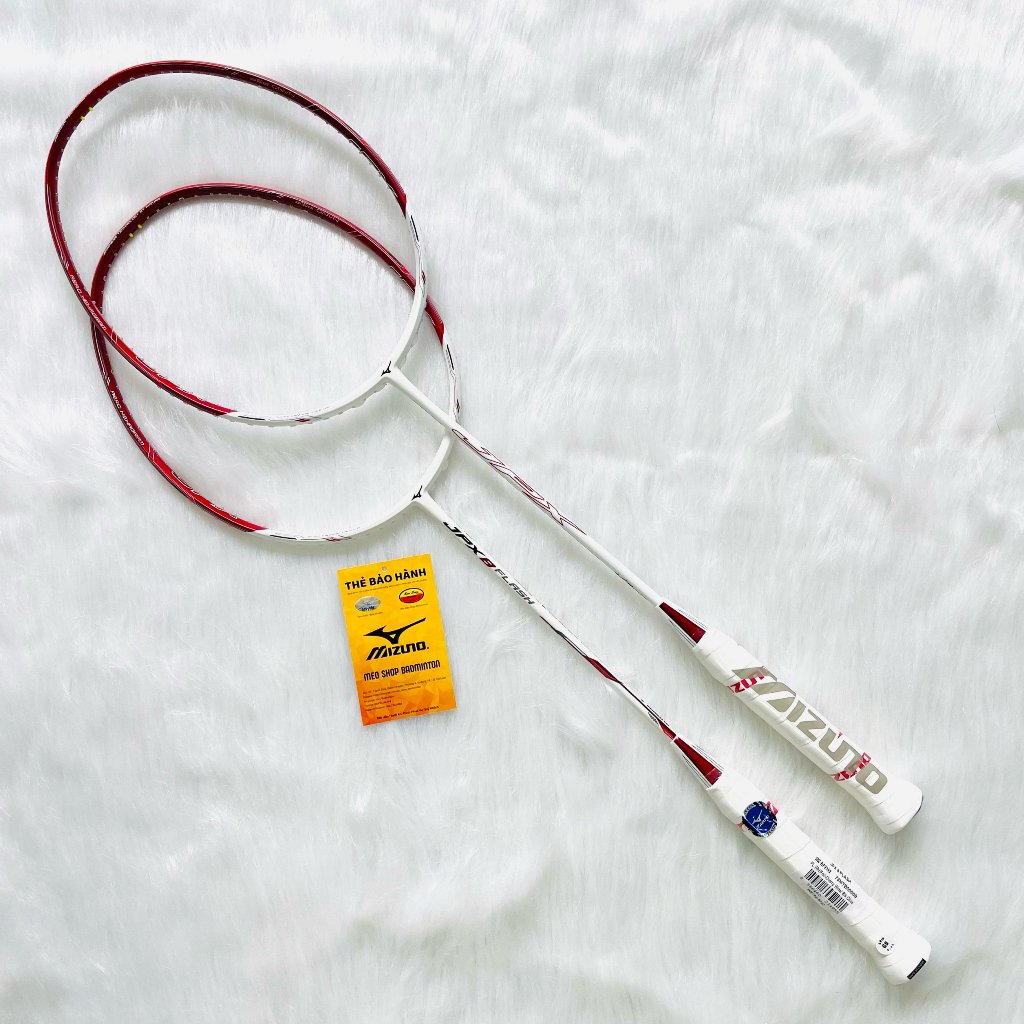 Vợt cầu lông Mizuno JPX 8 Flash (5U) Trắng - Đỏ