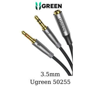 Cáp âm thanh 3.5 to Mic và Loa Ugreen 20897 20898 AV140 50255 AV193, 20cm chính hãng