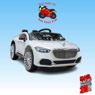 Ô tô điện maybach hzbb 966 2 động cơ kết nối bluetooth cho bé 1-4 tuổi tải trọng 30kg