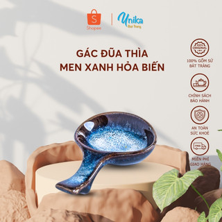 Kệ gác thìa - Gác thìa - Kê thìa xanh hoả biến cao cấp - Gác muỗng