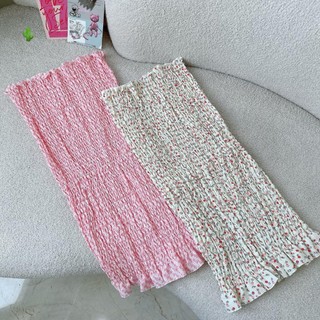 Đầm ống hoa nhí ôm body siêu xinh chất xốp kèm ảnh thật