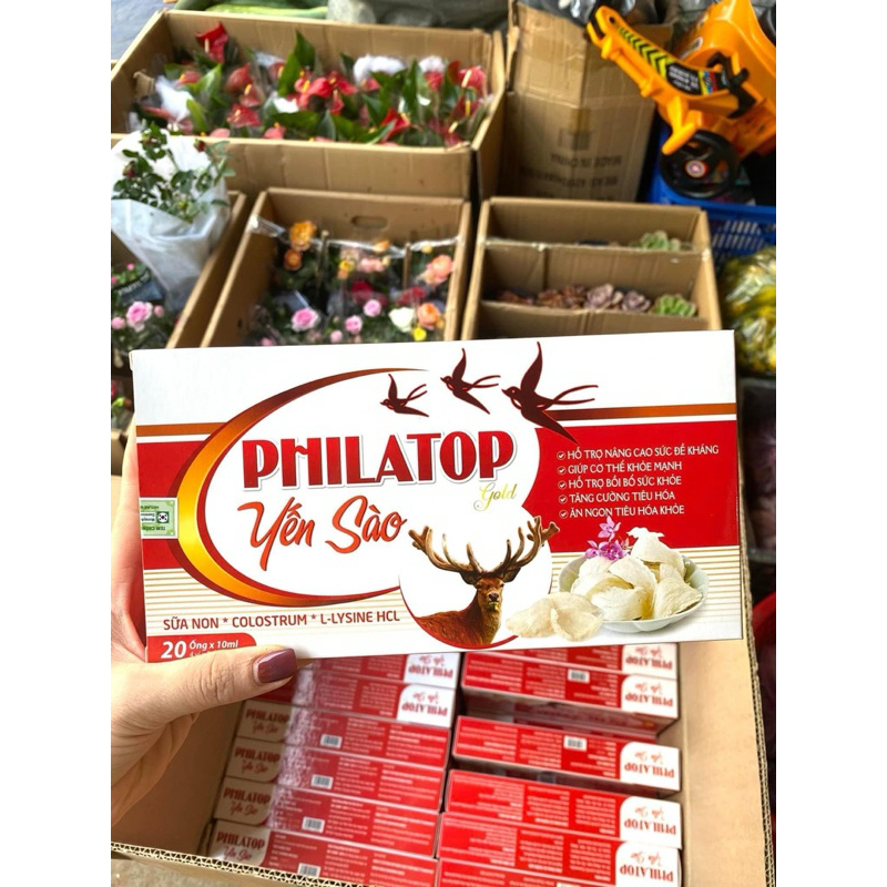 PHILATOP Yến Sào mỗi hộp 20 ống