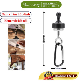 Móc Kẹp Nam Châm Treo Đèn Lều Cao Cấp Treo Đồ Cắm Trại Tiện Lợi, Móc Kẹp Lều Tiện Lợi Picnic Du Lịch