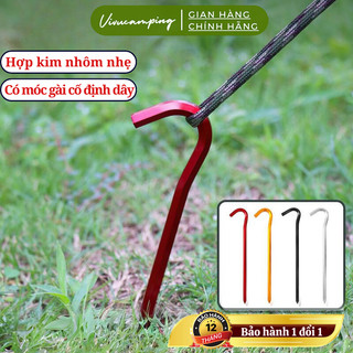 Cọc đinh ghim lều, đinh ghim tăng dùng căng mái tăng chắc chắn chống gió, cọc lều dùng cho camping