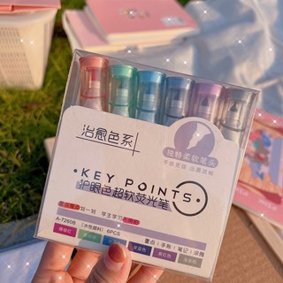 Bút đánh dấu highlight super-soft KEY POINTS tone màu pastel