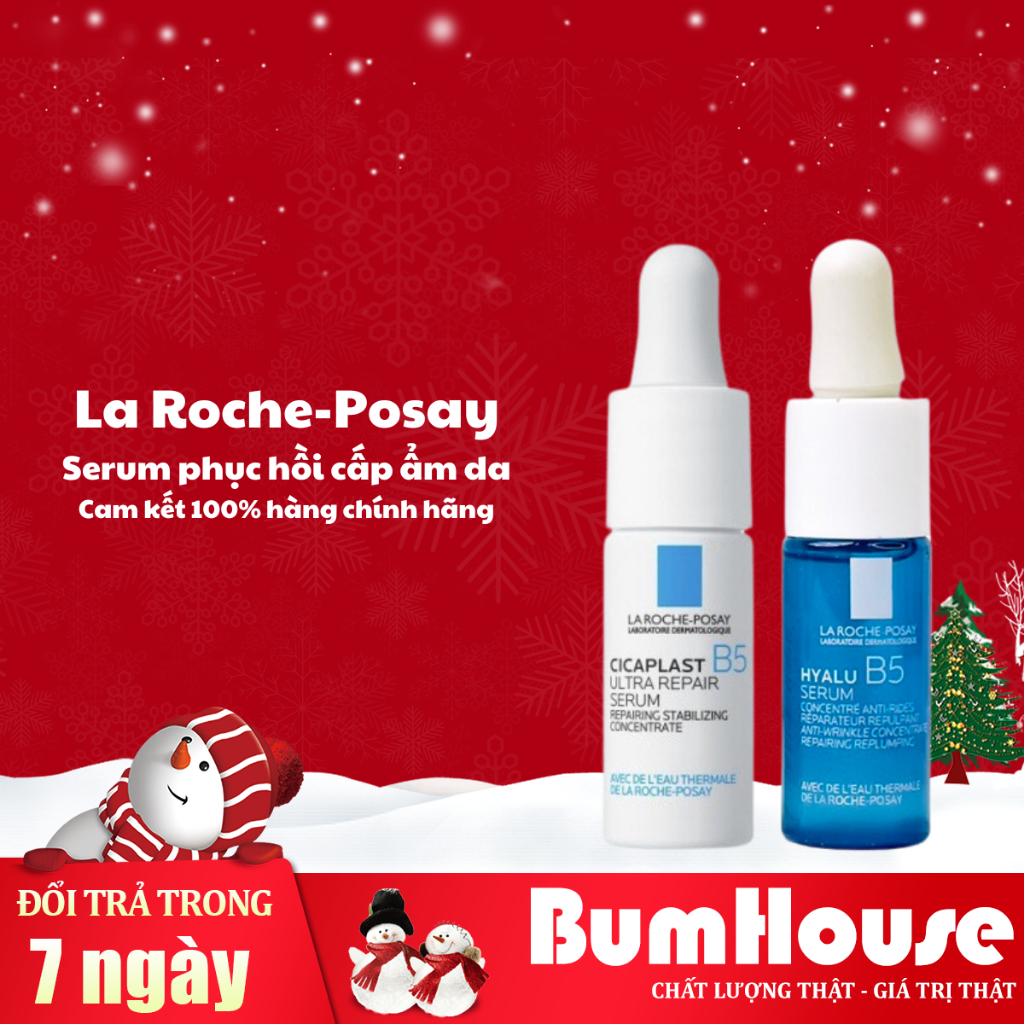 Tinh Chất Phục Hồi Cấp Ẩm Da Serum La Roche Posay Cicaplast B5/ Hyalu B5 10ml (nobox)