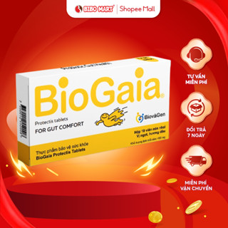  Men Vi Sinh BioGaia Protectis Dạng Viên Tăng Cường Tiêu Hóa Miễn Dịch Khỏe Cho Trẻ Hộp 10 Viên - Bibomart 