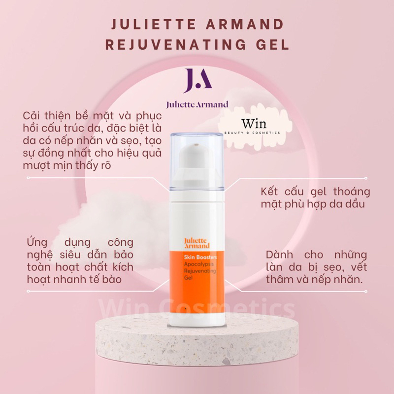 [Hàng Cty] Gel Phục Hồi -  Apocalysis Rejuvenating Gel Juliette Armand - Wincosmetic