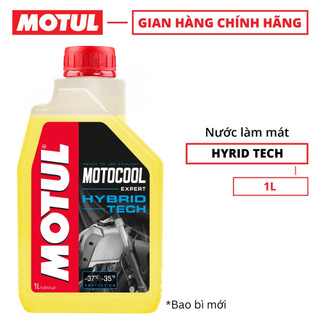 Dung dịch nước làm mát, giảm nhiệt động cơ motul motocool expert hybrid tech 1l - nước mát vàng