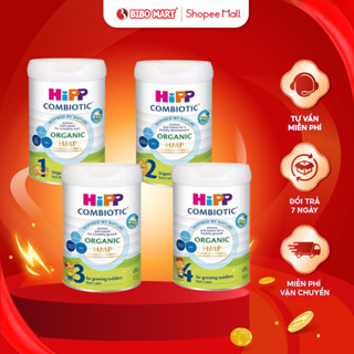 Sữa Bột Hipp Organic Combiotic Sữa Công Thức Hỗ Trợ Tiêu Hóa Tăng Chiều Cao Cho Trẻ Lon 350g 800g - Bibomart