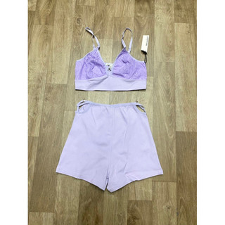 SET ÁO CROP VÀ QUẦN SHORT LƯNG CAO XUẤT DƯ
