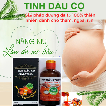 Tinh dầu cọ chống rạn da Malaysia làm mờ sẹo hết thâm da khi mang thai và sau sinh (100ml)