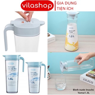 Bình Nước Để Bàn, Bình Đựng Nước Mát, Nhựa San, PP Nguyên Sinh An Toàn Không Mùi
