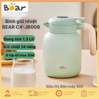  Bình giữ nhiệt Bear CX-JB006 dung tích 1,3 Lít lõi 6 lớp inox304 giữ ấm và giữ lạnh siêu đỉnh 24 tiếng 