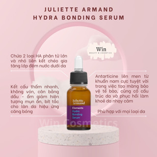 [Hàng cty] Tinh chất Hydra Bonding Serum JA Juliette Armand làm dịu cấp nước cao cấp - Wincosmetic