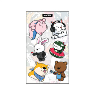 Bộ Stickers MCASE Friends dán điện thoại, laptop, vali
