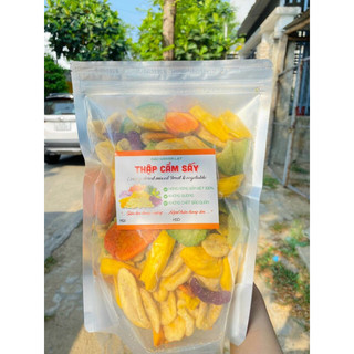 Rau củ quả sấy, thập cẩm sấy túi 500gram