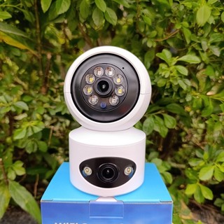 Camera yoosee 2 mắt trong nhà 8.0Mpx siêu nét, góc rộng, quay 360, đàm thoại 2 chiều, có màu ban đêm