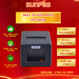 Máy in hoá đơn usb + bluetooth